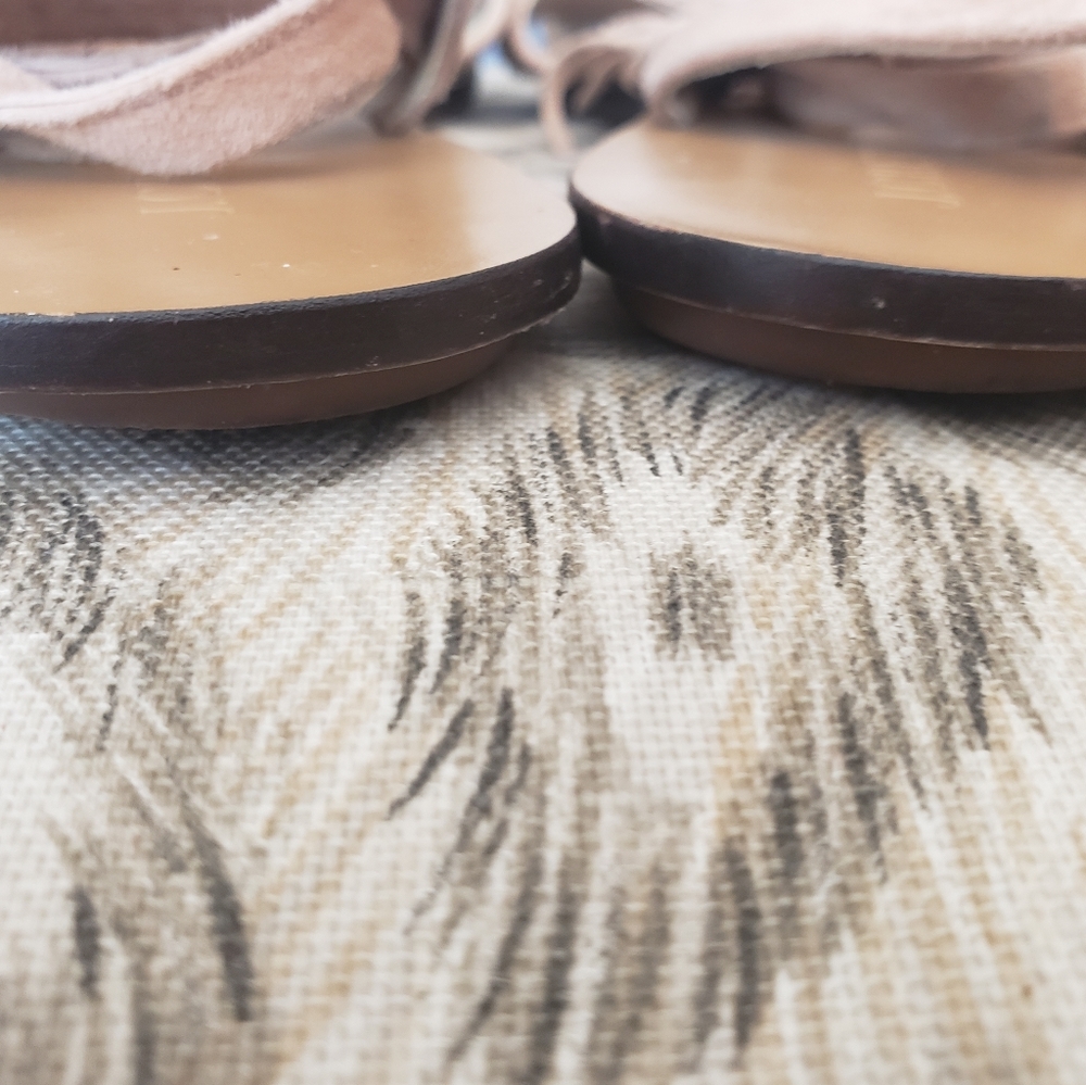 J.Crew Leather Crisscross Wrap sandal 8.5 - Picture 5 of 6